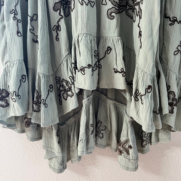 FreePeople Flowey Ruffle Tunic Dress - Picture 2 of 11